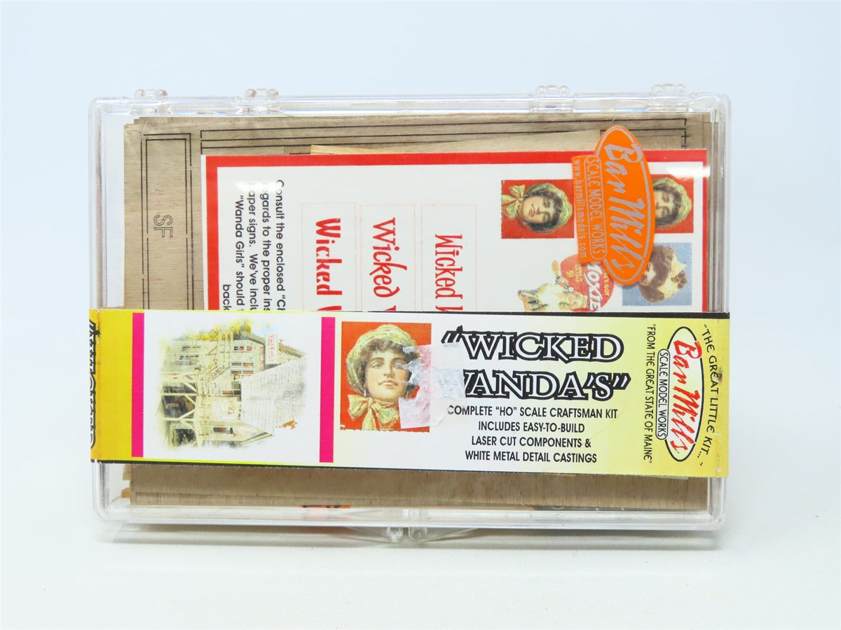HO 1/87 Scale Bar Mills Craftsman Laser-Cut Kit #0962 &quot;Wicked Wanda&#39;s&quot; - SEALED