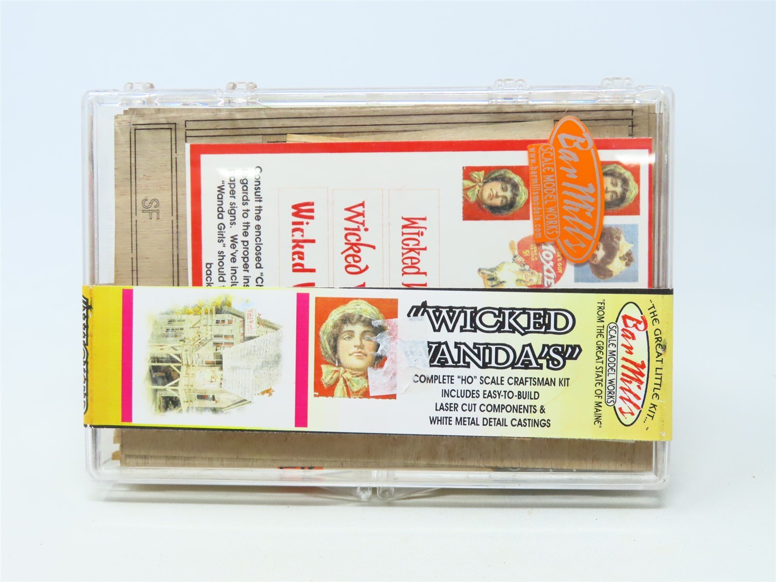 HO 1/87 Scale Bar Mills Craftsman Laser-Cut Kit #0962 "Wicked Wanda's" - SEALED