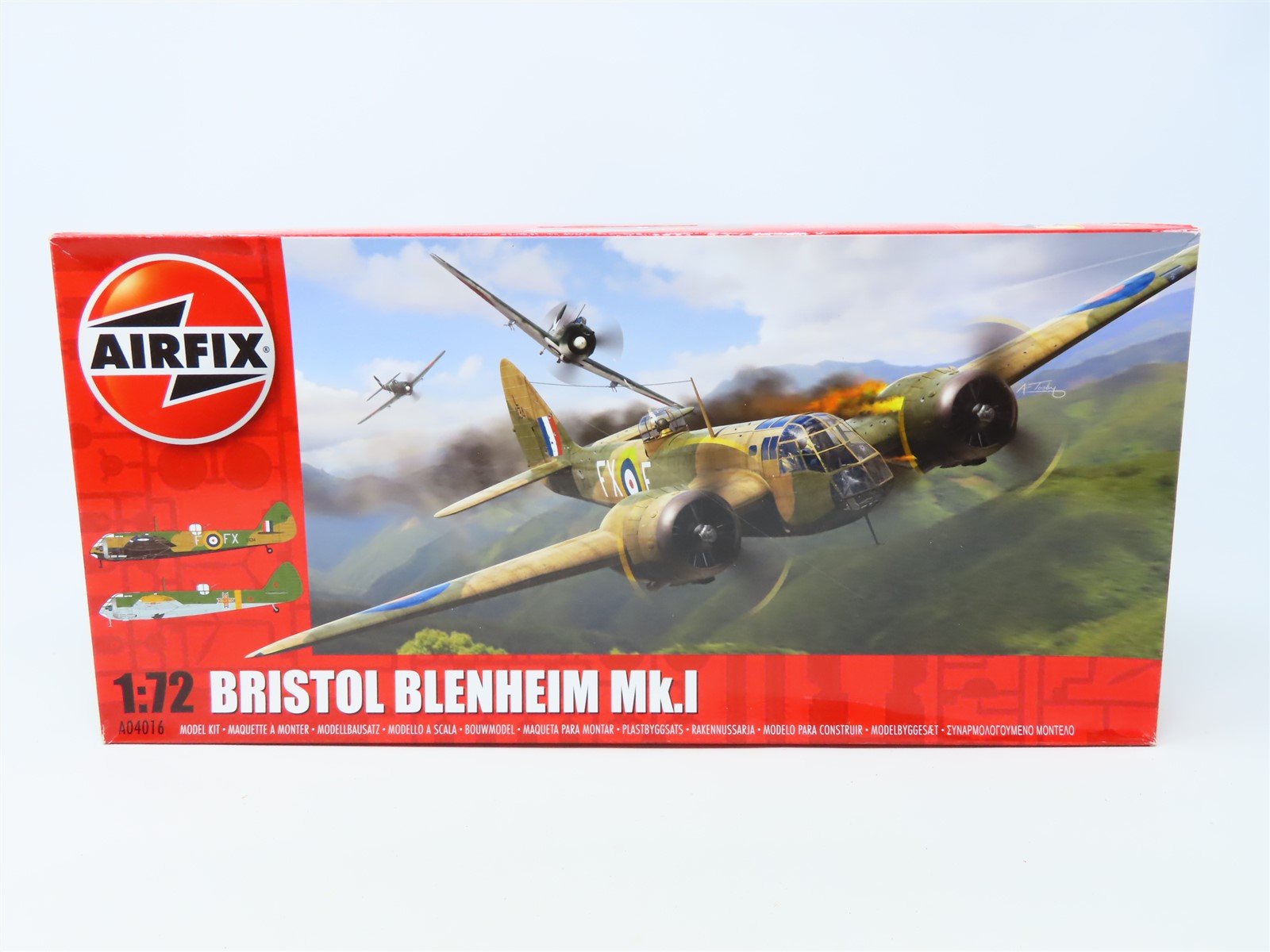 1/72 Scale Airfix Model Airplane Kit #A04016 Bristol Blenheim Mk.I