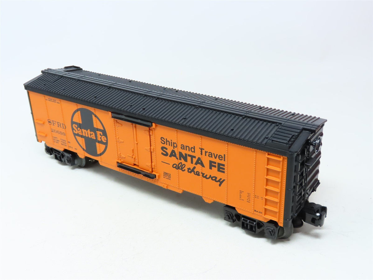 O Gauge 3-Rail Lionel 6-29812 SFRD Santa Fe &quot;Hot Box&quot; Reefer #20699 w/Sound