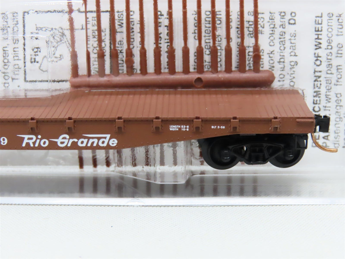 N Scale Micro-Trains MTL 45060 D&amp;RGW Rio Grande Western 50&#39; Flat Car #23019
