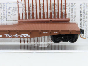 N Scale Micro-Trains MTL 45060 D&RGW Rio Grande Western 50' Flat Car #23019