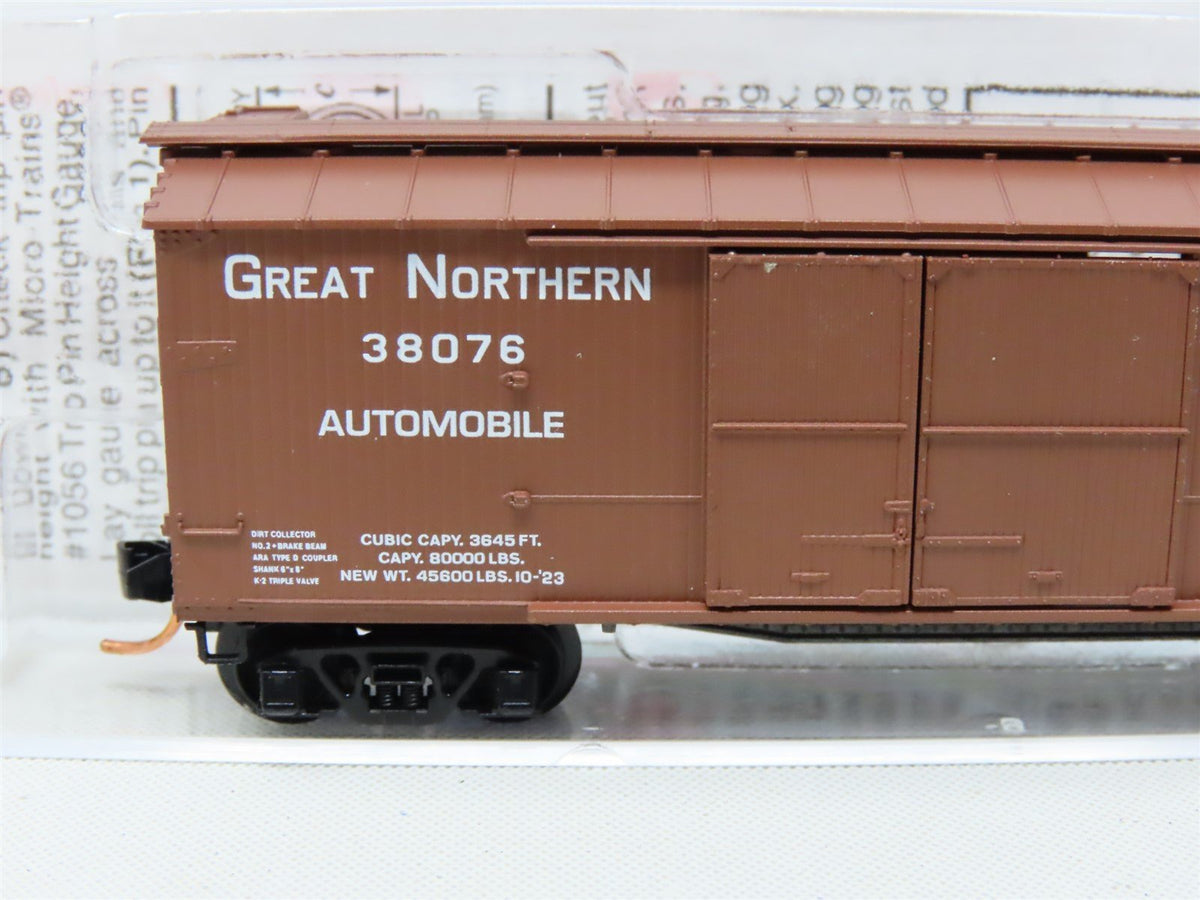 N Scale Micro-Trains MTL 41030 GN Great Northern 40&#39; Wood Box Car #38076