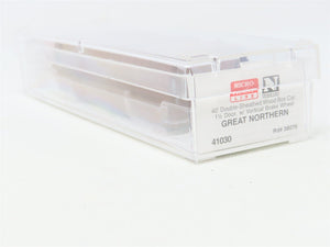 N Scale Micro-Trains MTL 41030 GN Great Northern 40' Wood Box Car #38076