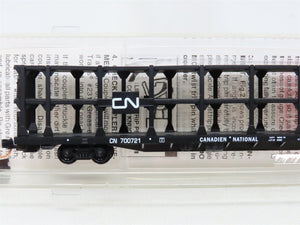 N Micro-Trains MTL 112020 CN Canadian National 89' Tri-Level Auto Rack #700721
