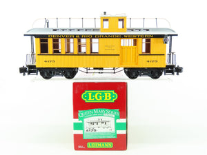 G Scale LGB Queen Mary 4175 D&RGW Rio Grande Offset Cupola Caboose #4175