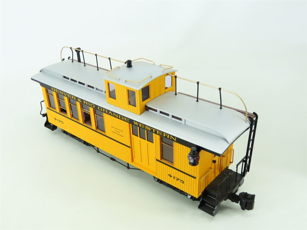 G Scale LGB Queen Mary 4175 D&amp;RGW Rio Grande Offset Cupola Caboose #4175