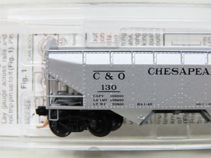 N Scale Micro-Trains MTL 86030 C&O Chesapeake & Ohio 33' 2-Bay Hopper #130