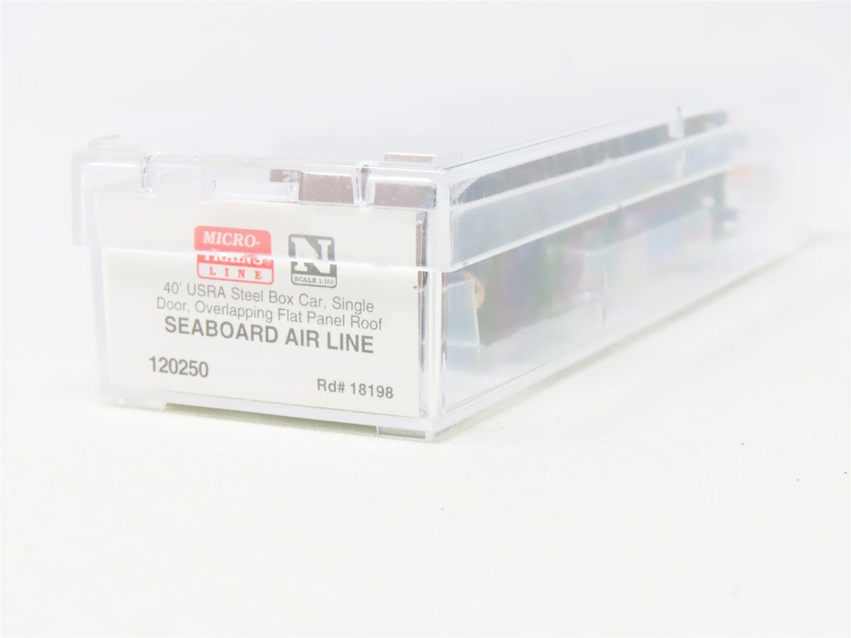 N Scale Micro-Trains MTL 120250 SAL Seaboard Air Line 40&#39; Steel Box Car #18198