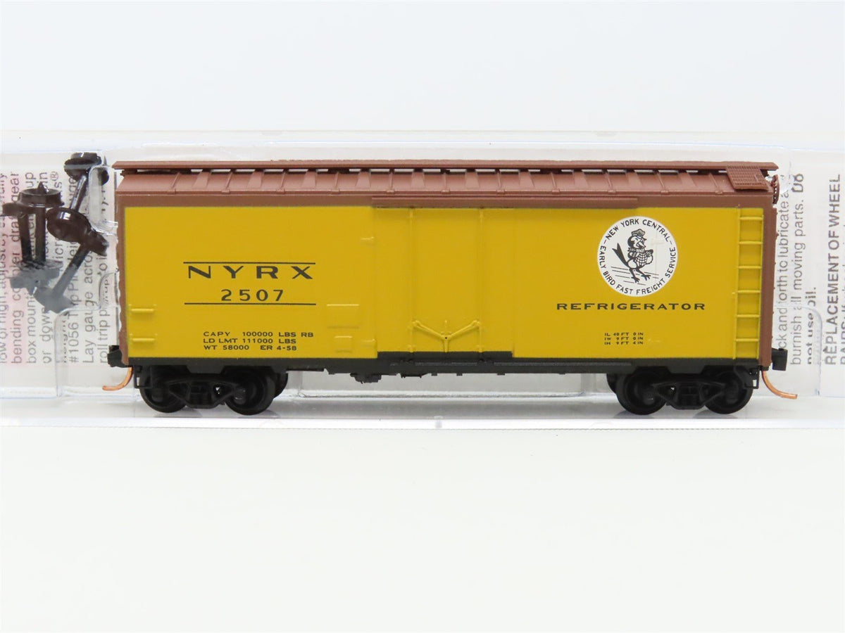N Micro-Trains MTL 21440 NYRX New York Central &quot;Early Bird&quot; 40&#39; Box Car #2507