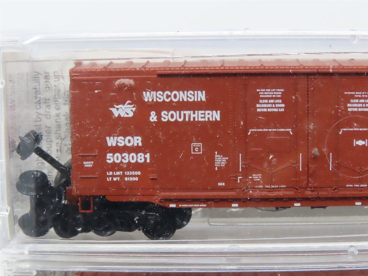 N Micro-Trains MTL 75102 WSOR Wisconsin &amp; Southern 9/11 Box Car 3-Pack SEALED