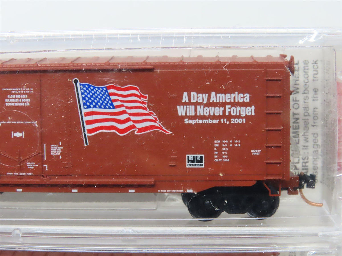 N Micro-Trains MTL 75102 WSOR Wisconsin &amp; Southern 9/11 Box Car 3-Pack SEALED