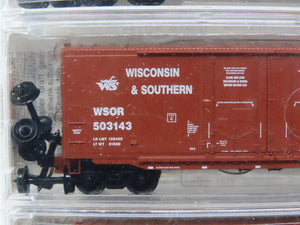 N Micro-Trains MTL 75102 WSOR Wisconsin & Southern 9/11 Box Car 3-Pack SEALED