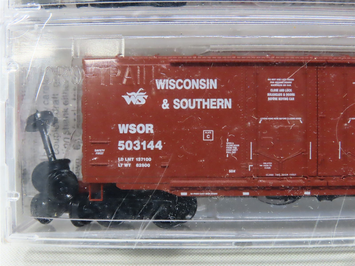 N Micro-Trains MTL 75102 WSOR Wisconsin &amp; Southern 9/11 Box Car 3-Pack SEALED