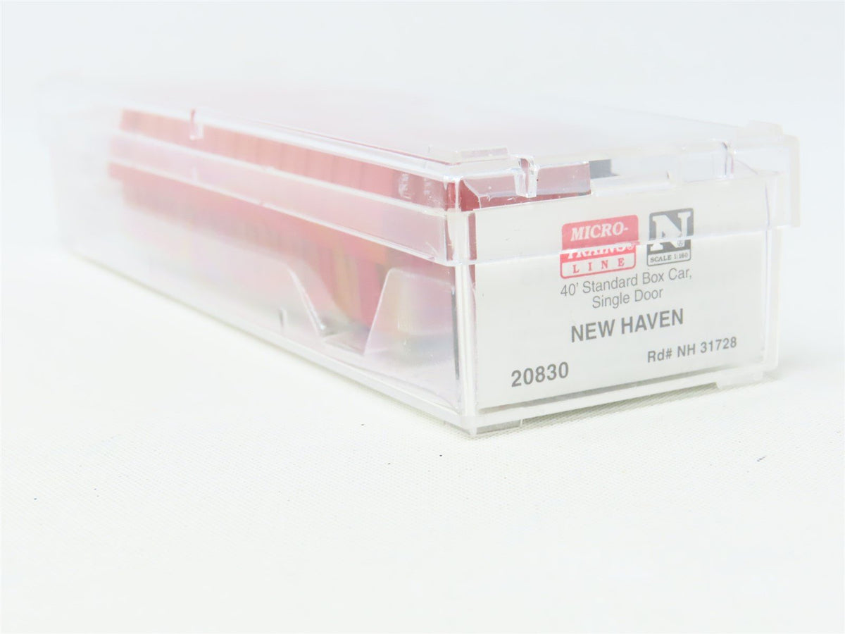 N Scale Micro-Trains MTL 20830 NH New Haven 40&#39; Standard Box Car #31728