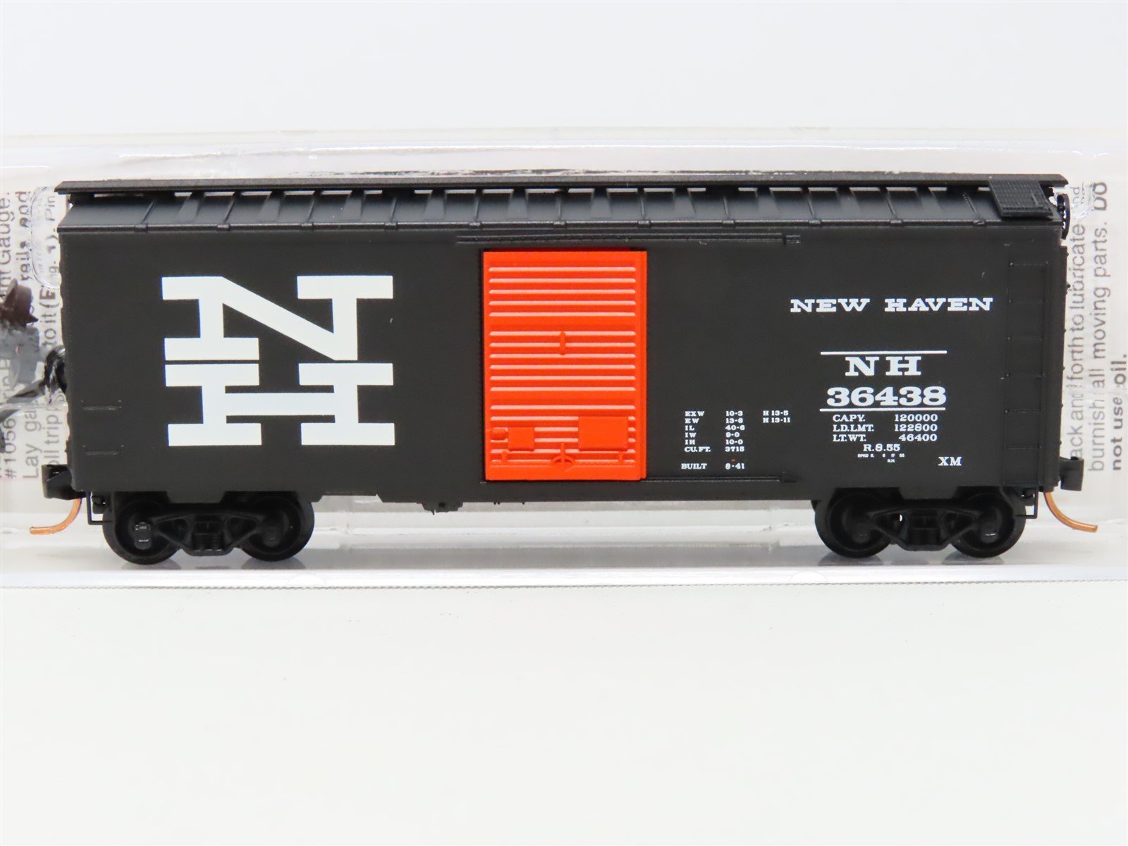 N Scale Micro-Trains MTL 20350 NH New Haven 40' Standard Box Car #36438
