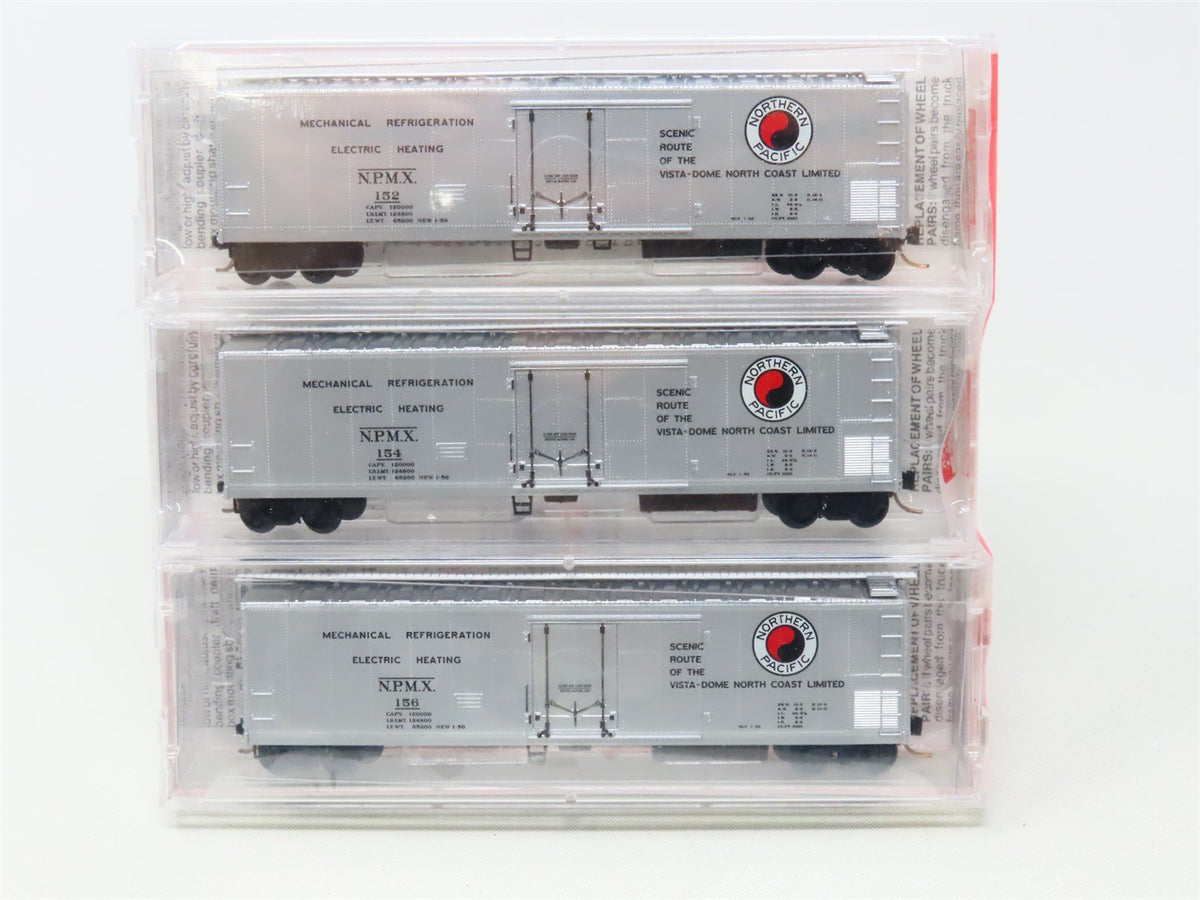 N Micro-Trains MTL 69152 NPMX Northern Pacific Mechanical Reefer 3-Pack SEALED