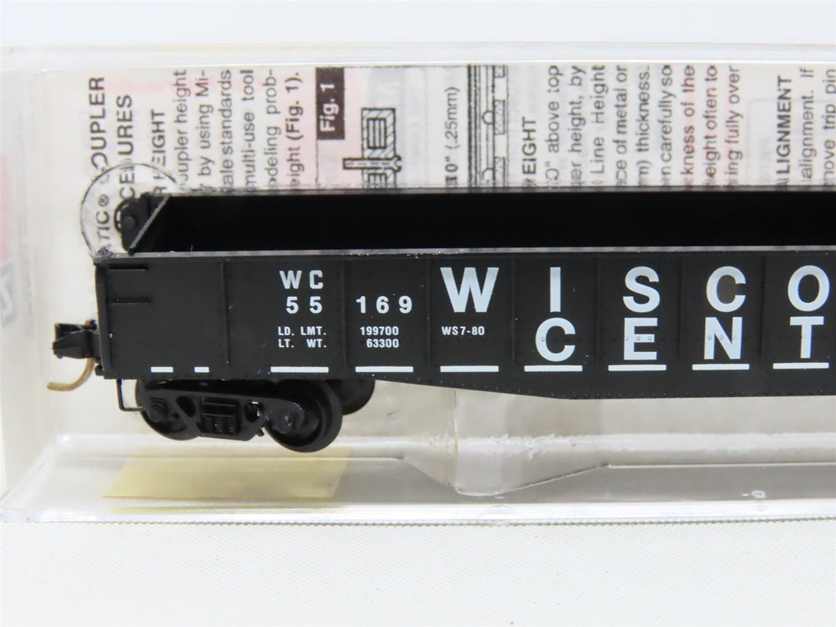 N Scale Micro-Trains MTL 46330 WC Wisconsin Central 50&#39; Gondola #55169