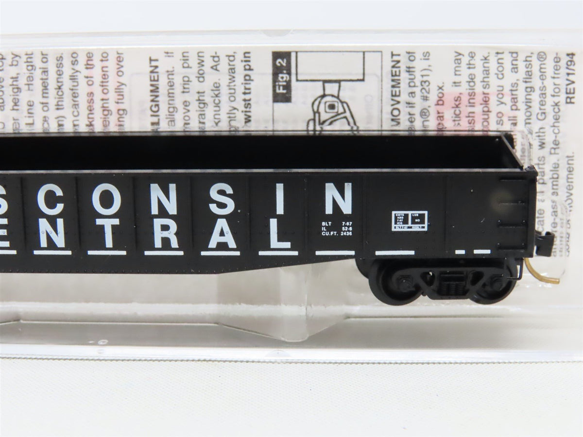 N Scale Micro-Trains MTL 46330 WC Wisconsin Central 50&#39; Gondola #55169