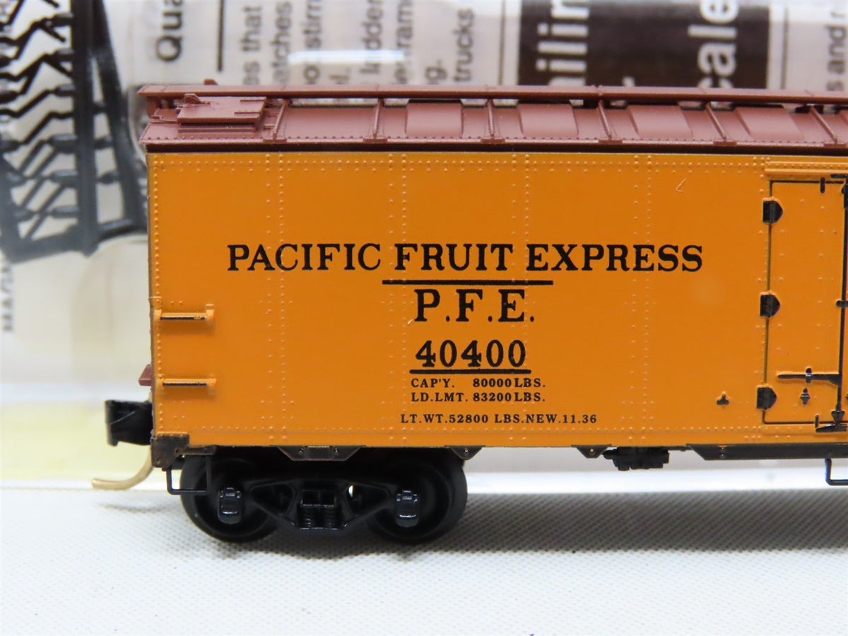 N Scale Micro-Trains MTL 59010 PFE Pacific Fruit Express 40&#39; Steel Reefer #40400
