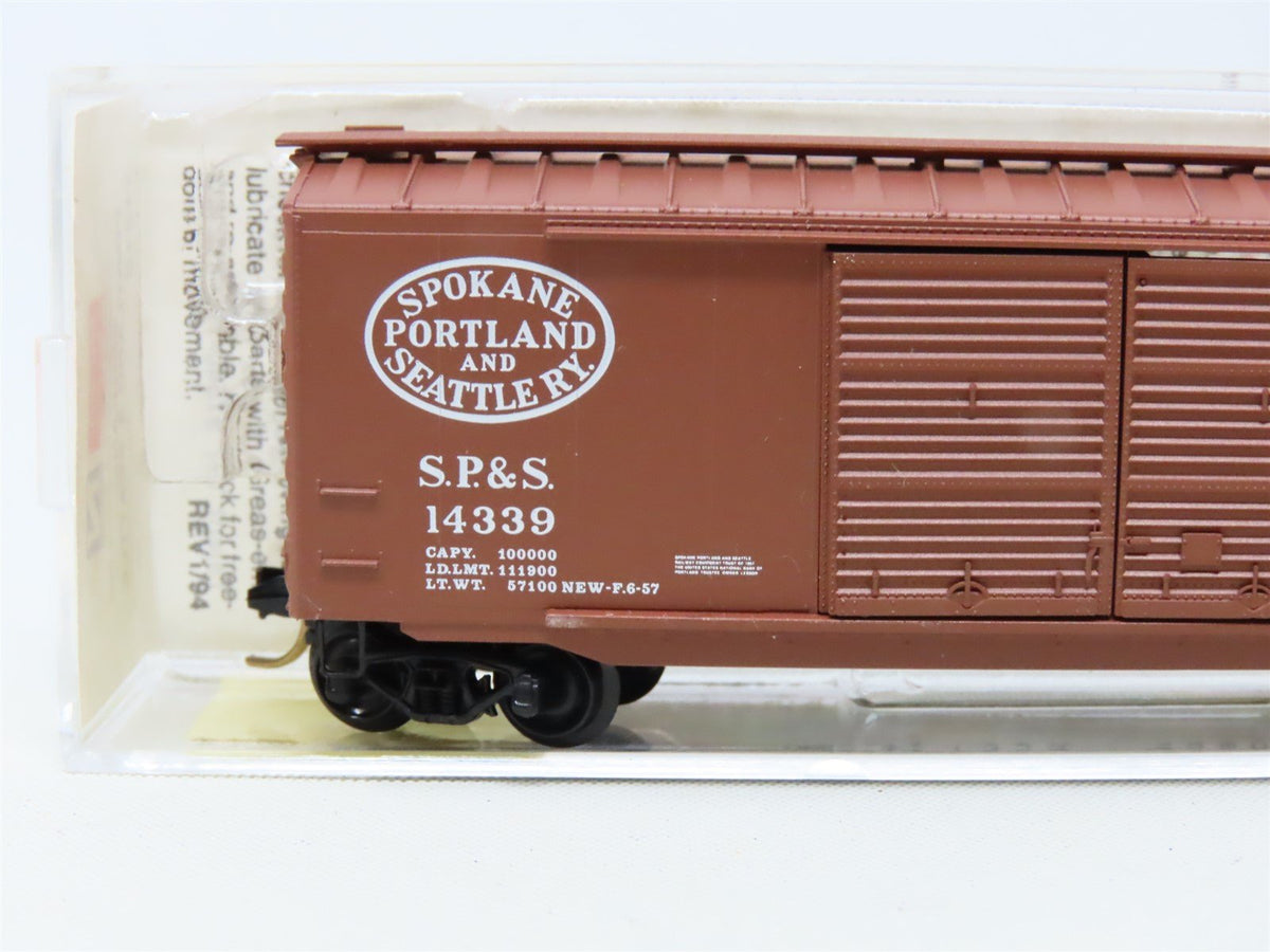N Scale Micro-Trains MTL 34210 SP&amp;S Spokane Portland &amp; Seattle 50&#39; Box Car 14339