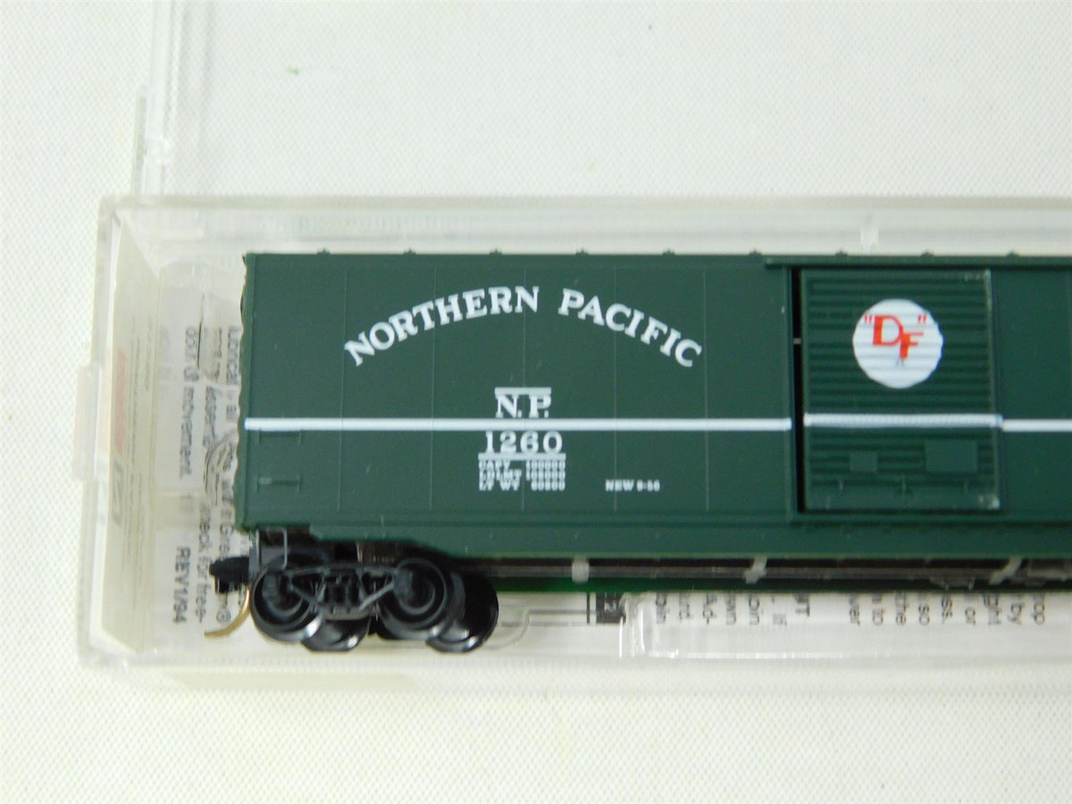 N Scale Micro-Trains MTL 31250 NP Northern Pacific 50&#39; Single Door Box Car #1260