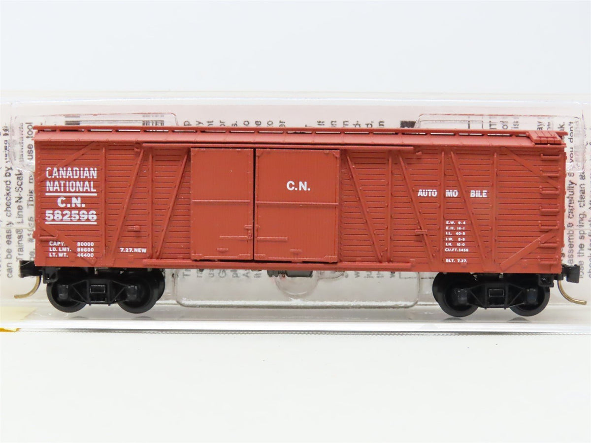 N Micro-Trains MTL 29070 CN Canadian National 40&#39; Outside Braced Box Car #582596