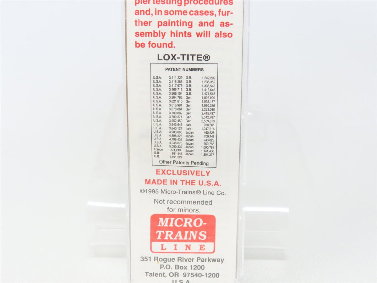 N Scale Micro-Trains MTL 53020 TTX Trailer Train 60&#39; 8&quot; Bulkhead Flat Car #86090