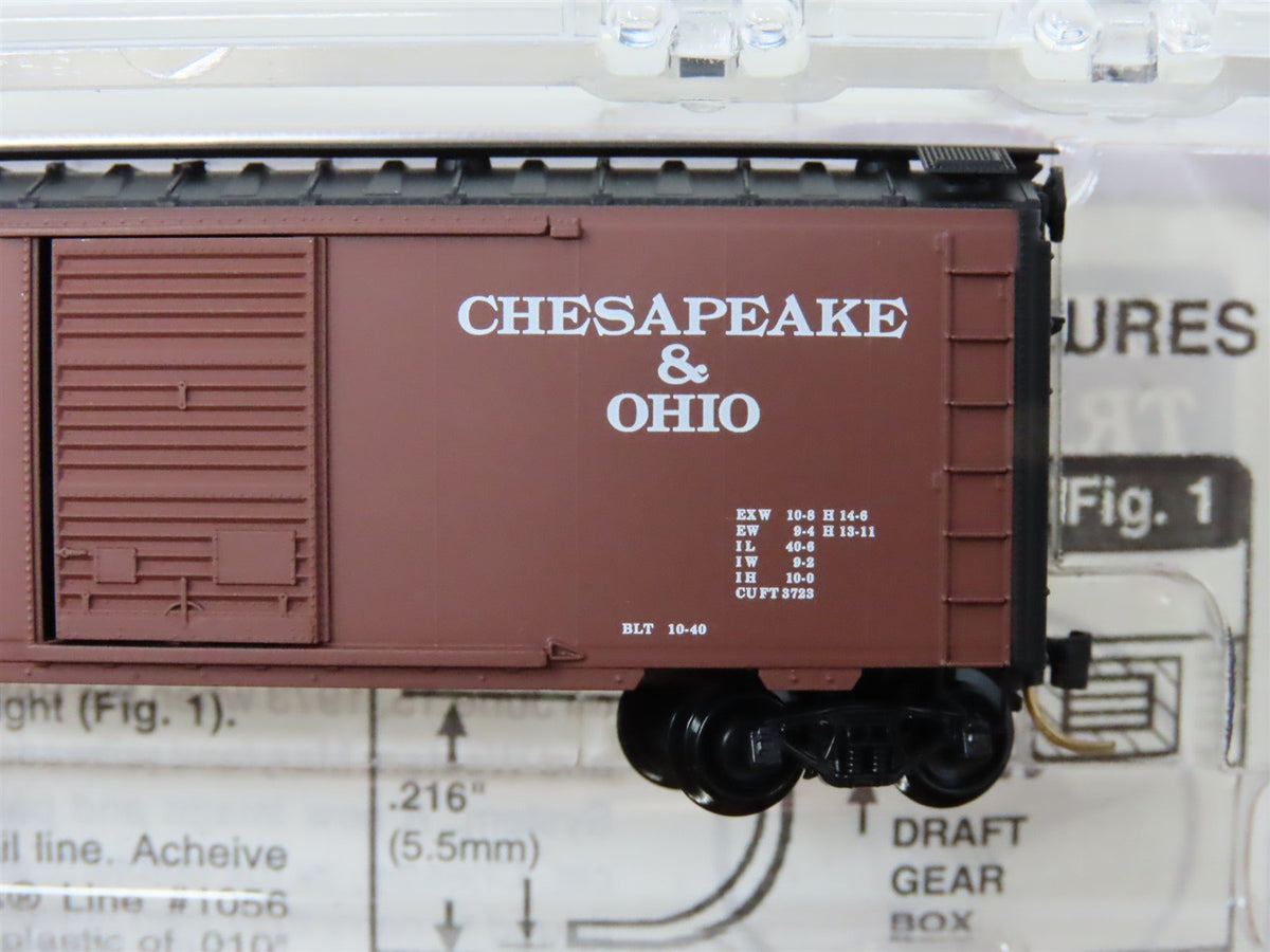 N Scale Micro-Trains MTL 20276-2 &#39;The Cat Pak&#39; Chessie System 40&#39; Box Car 3-Pack