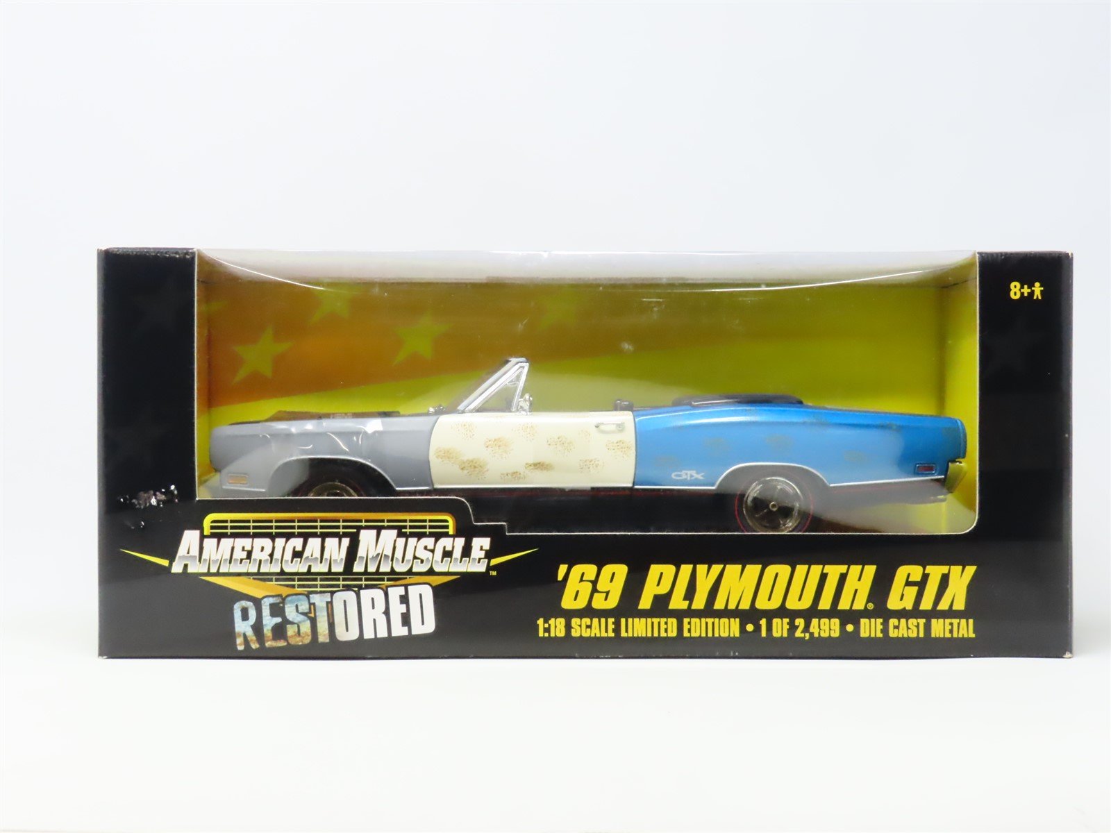 1:18 ERTL American Muscle Restored Limited Edition 32423 '69 Plymouth GTX