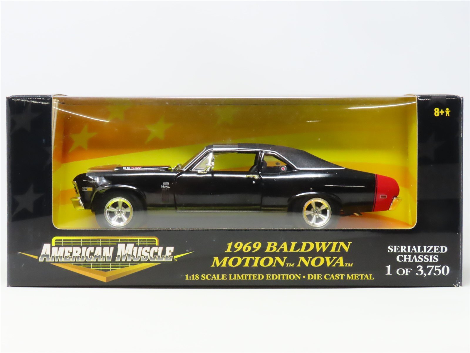 1:18 ERTL American Muscle 32476 Limited Edition 1969 Baldwin Motion Nova