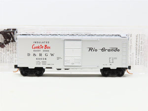 N Scale Micro-Trains MTL 20110 D&RGW Cookie Box 40' Standard Box Car #60034