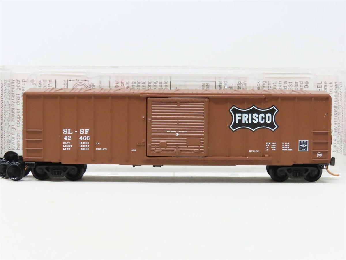N Scale Micro-Trains MTL 25270 SL-SF Frisco 50&#39; Rib Side Box Car #42466