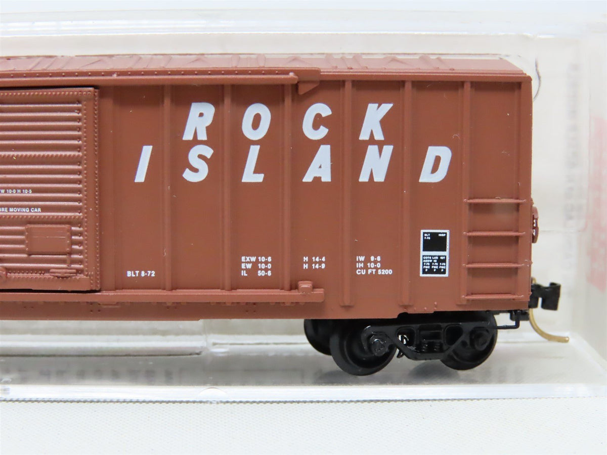 N Scale Micro-Trains MTL 25430 RI Rock Island 50&#39; Rib Side Box Car #36187