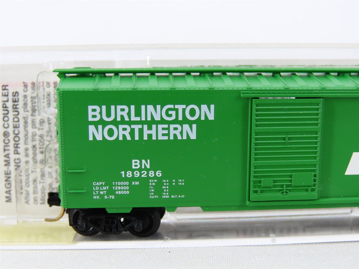 N Scale Micro-Trains MTL 20306/1 BN Burlington Northern 40&#39; Box Car #189286