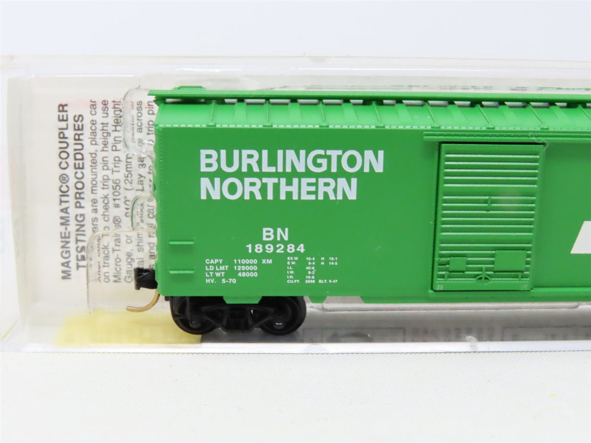 N Scale Micro-Trains MTL 20306 BN Burlington Northern 40&#39; Box Car #189284