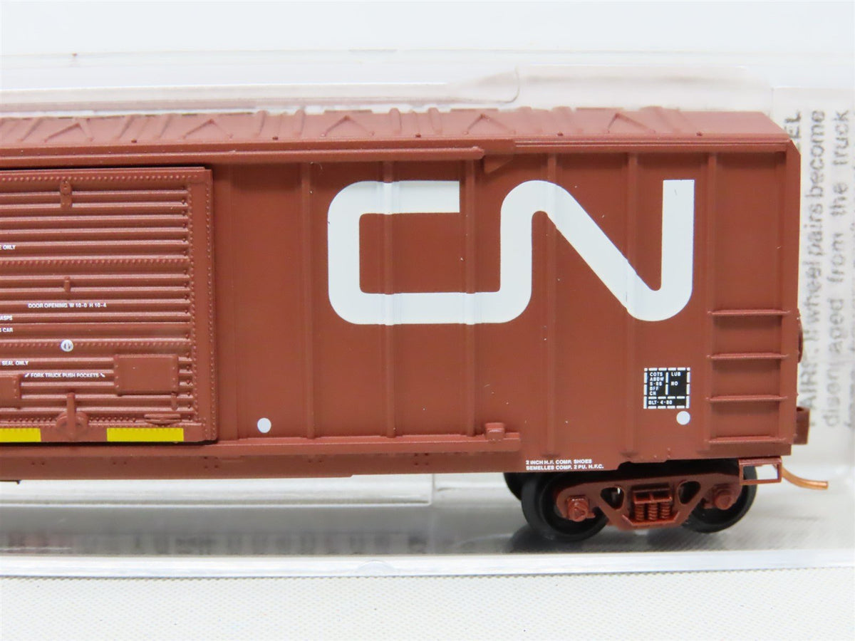 N Scale Micro-Trains MTL 25650 CN Canadian National 50&#39; Rib Side Box Car #419587