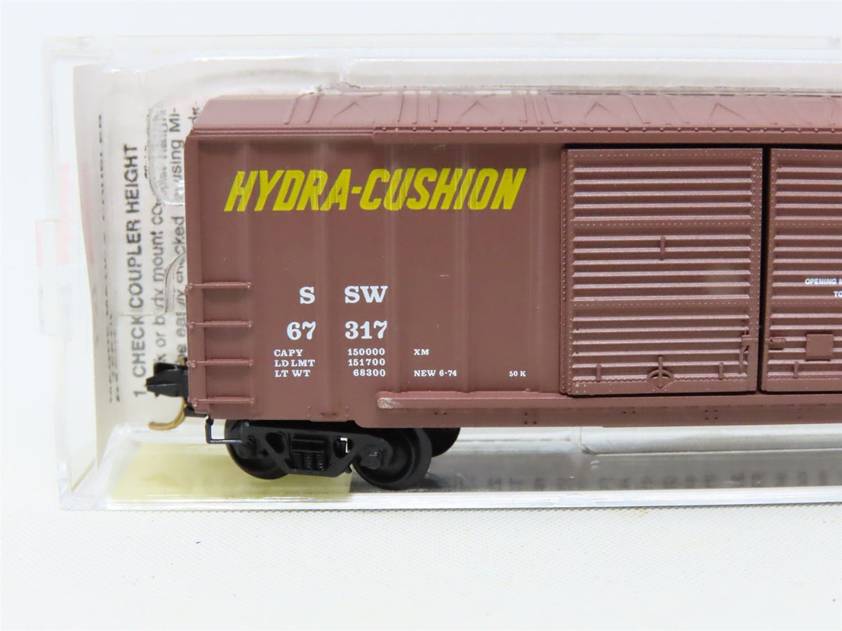 N Scale Micro-Trains MTL 30060 SSW Cotton Belt 50&#39; Rib Side Box Car #67317