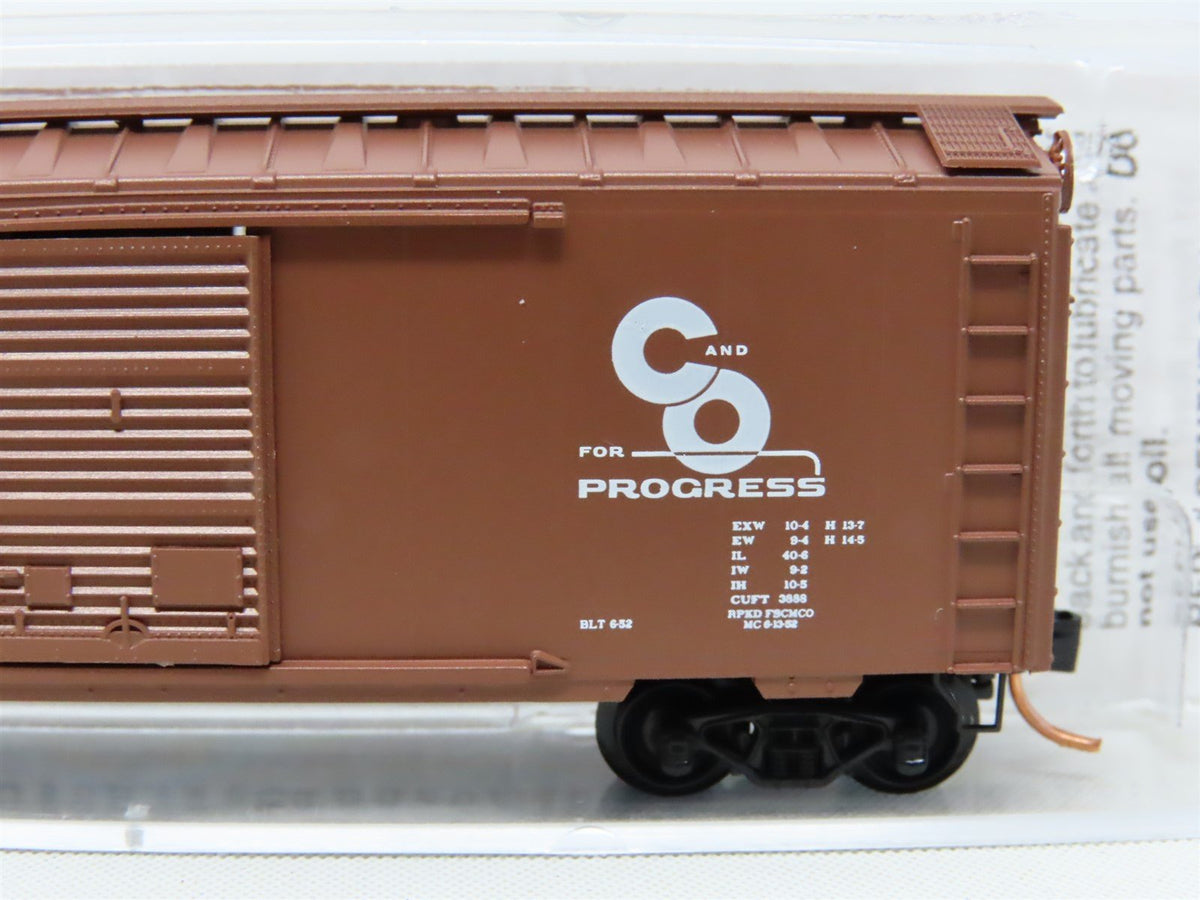 N Scale Micro-Trains MTL 20440 C&amp;O Chesapeake &amp; Ohio 40&#39; Standard Box Car #18299