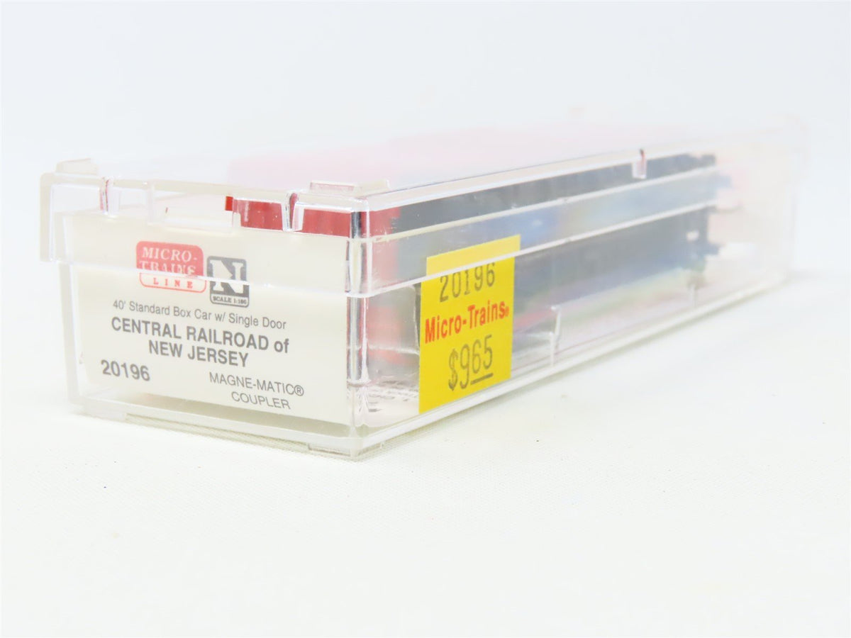 N Scale Micro-Trains MTL 20196 CNJ Jersey Central 40&#39; Single Door Box Car #20505