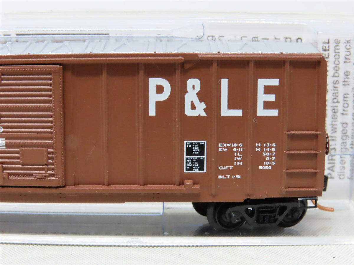 N Scale Micro-Trains MTL 25290 P&amp;LE Pittsburgh &amp; Lake Erie 50&#39; Box Car #6193