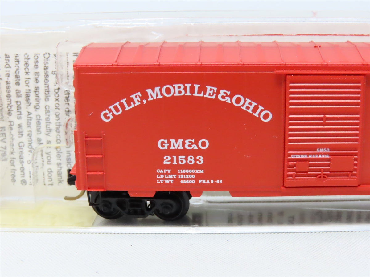 N Scale Micro-Trains MTL 24240 GM&amp;O Gulf Mobile &amp; Ohio 40&#39; Box Car #21583