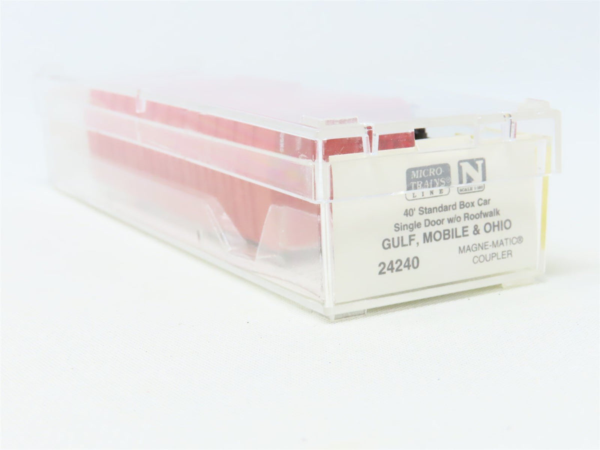 N Scale Micro-Trains MTL 24240 GM&amp;O Gulf Mobile &amp; Ohio 40&#39; Box Car #21583