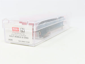 N Scale Micro-Trains MTL 24240 GM&O Gulf Mobile & Ohio 40' Box Car #21587