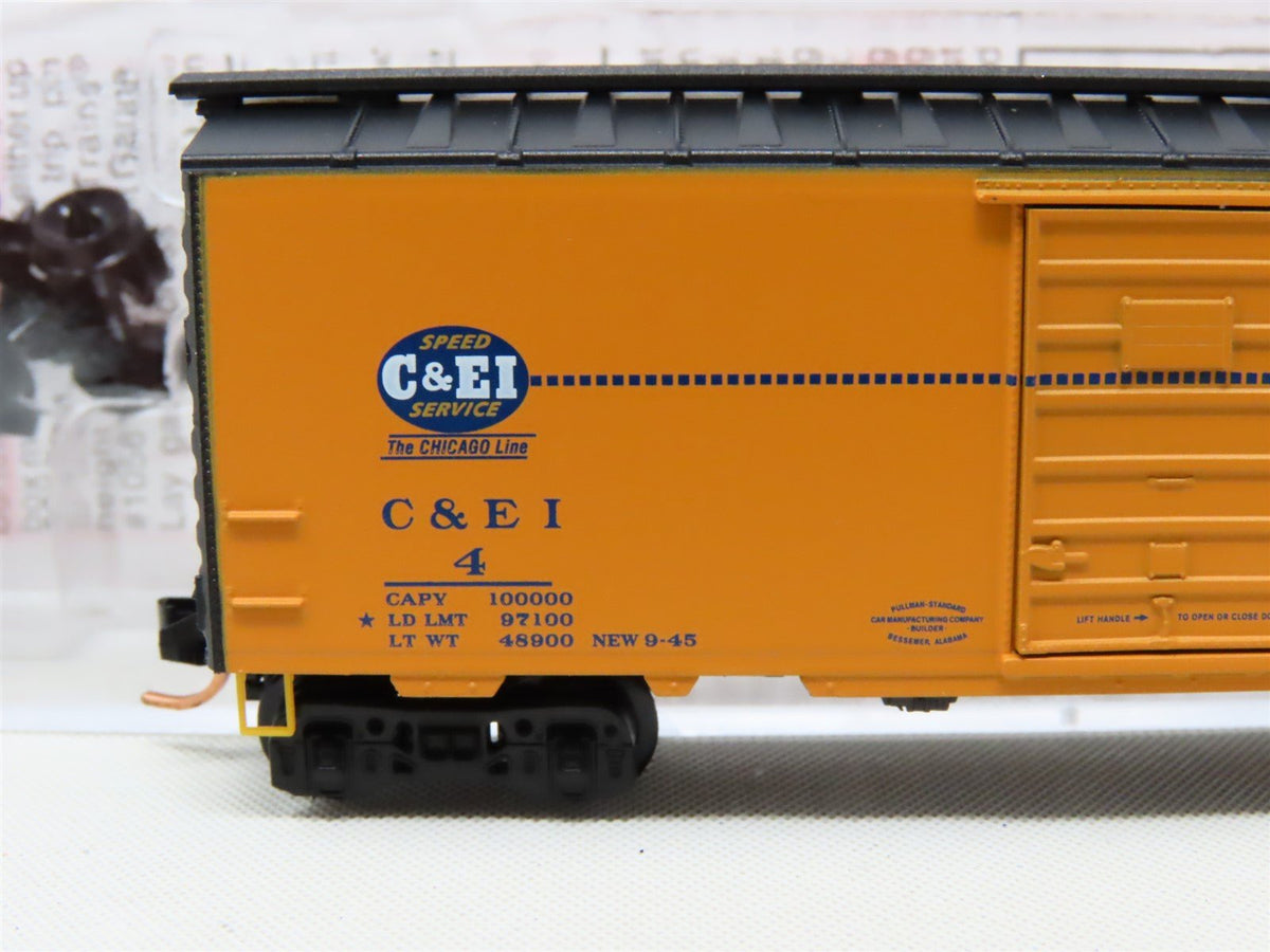 N Scale Micro-Trains MTL 02000704 C&amp;EI Chicago &amp; Eastern Illinois 40&#39; Box Car #4