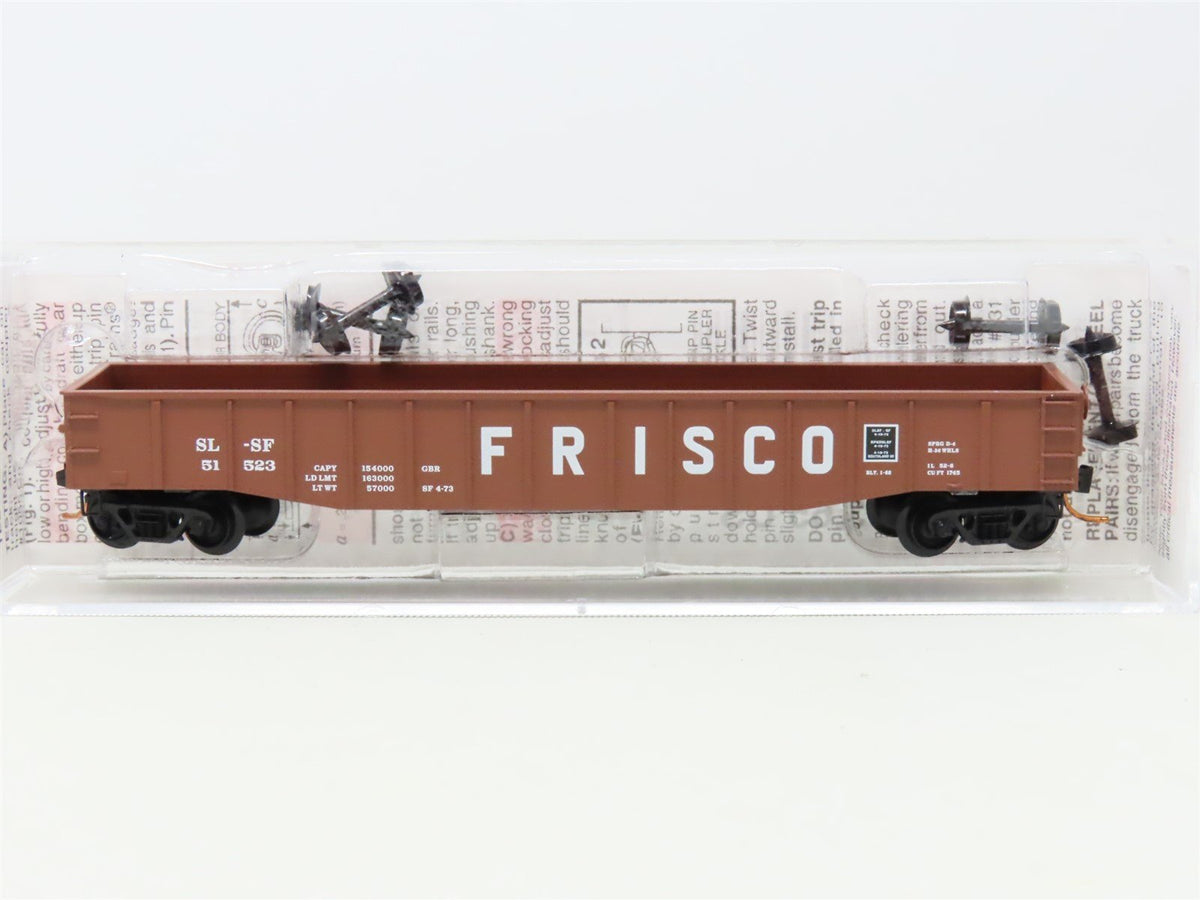 N Scale Micro-Trains MTL 10500530 SL-SF Frisco 50&#39; Steel Side Gondola #51523
