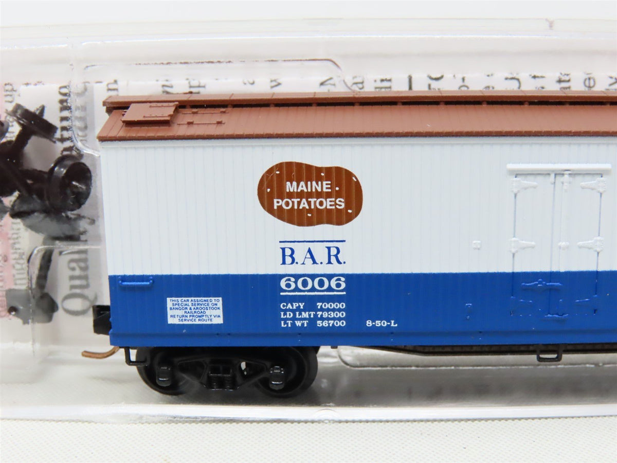 N Scale Micro-Trains MTL 49550 BAR Bangor &amp; Aroostook 40&#39; Wood Reefer #6006