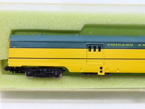 N Scale Con-Cor 4021-T CNW Chicago North Western Combination Passenger Car