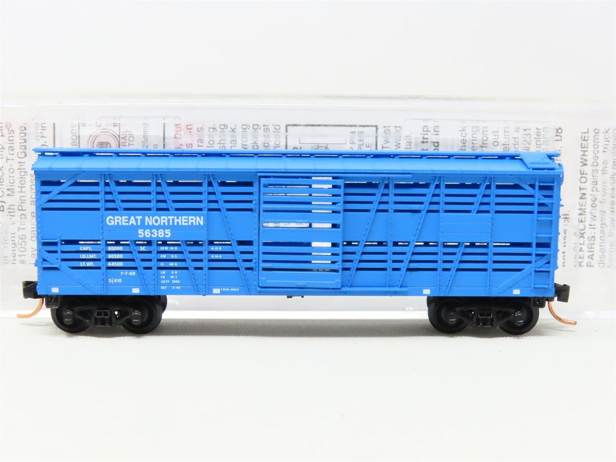 N Scale Micro-Trains MTL 35170 GN Great Northern 40&#39; Despatch Stock Car #56385