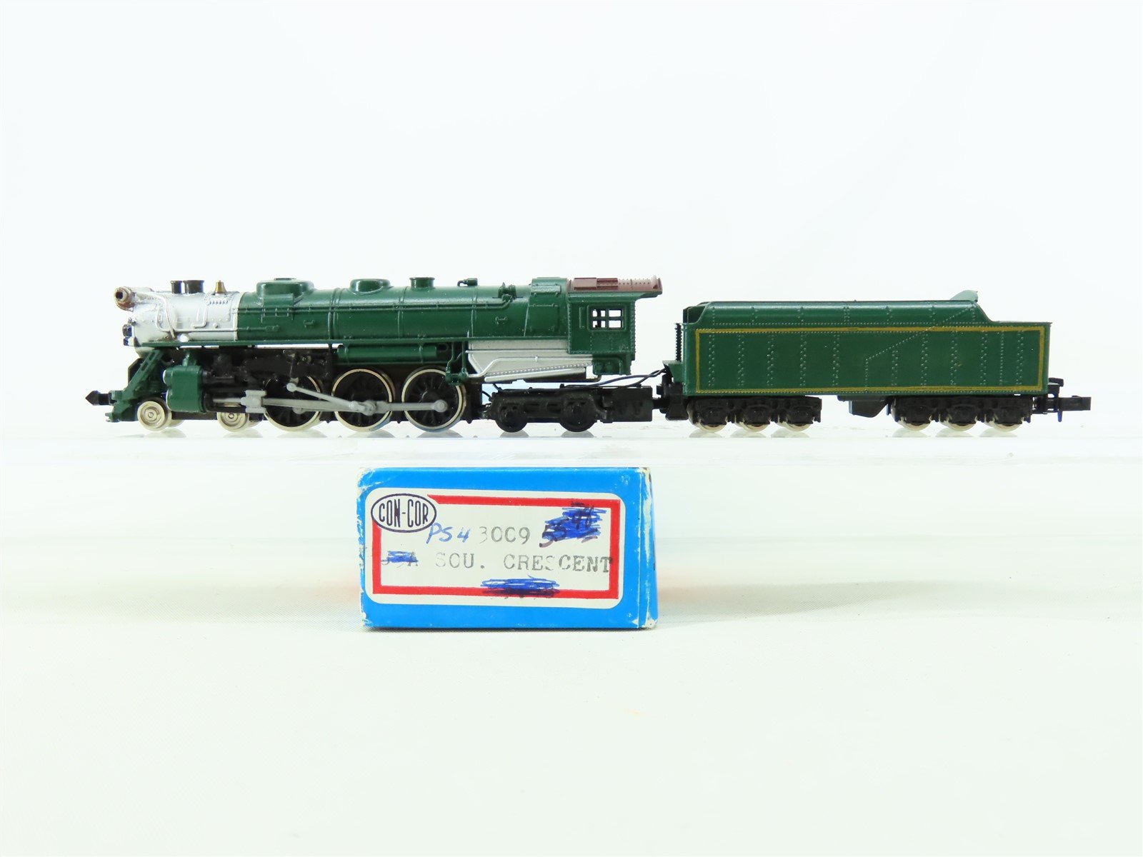 N Scale Con-Cor 3009 Southern Crescent 4-6-4 Steam Locomotive No# - Custom